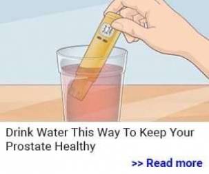 Tap Water Trick For Healthy Prostate